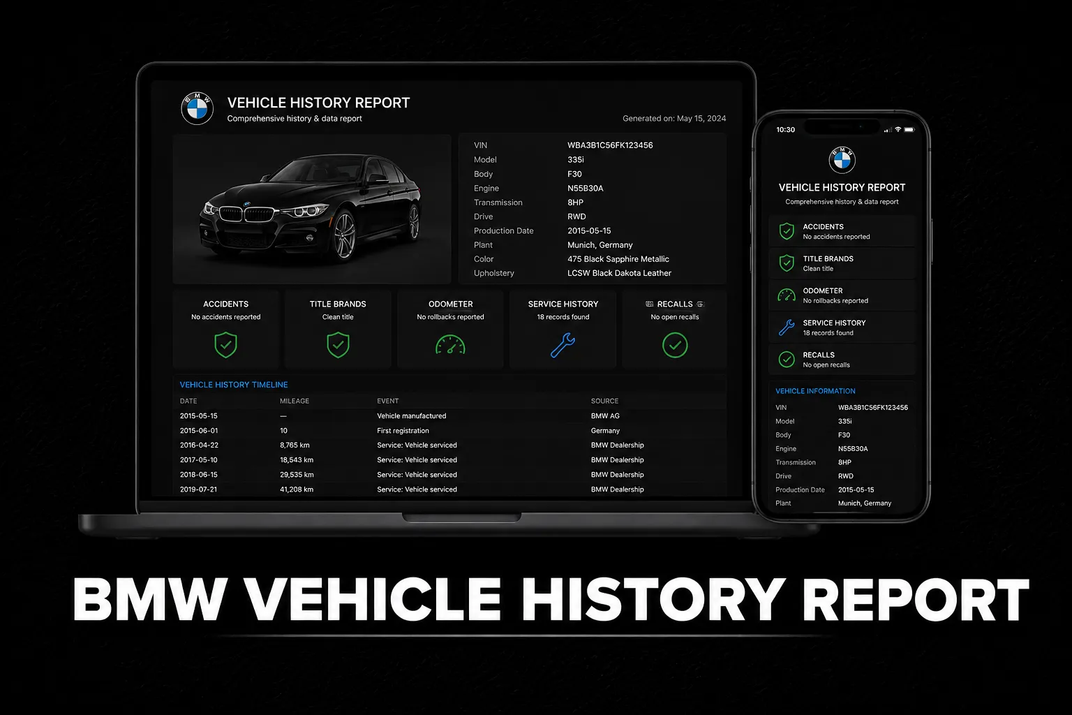 Vehicle History Report — Up North Coding